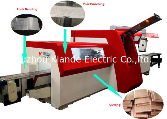 Precision Copper Busbar Cutting Punching Bending Machine